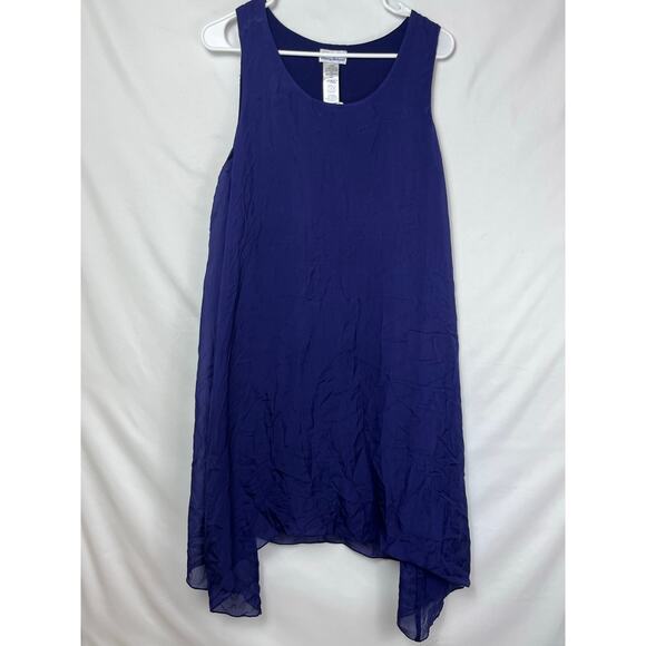 NWT Tommy Bahama Womens Small Navy Lanai Breeze Sleeveless Dress Vacation - Picture 1 of 9